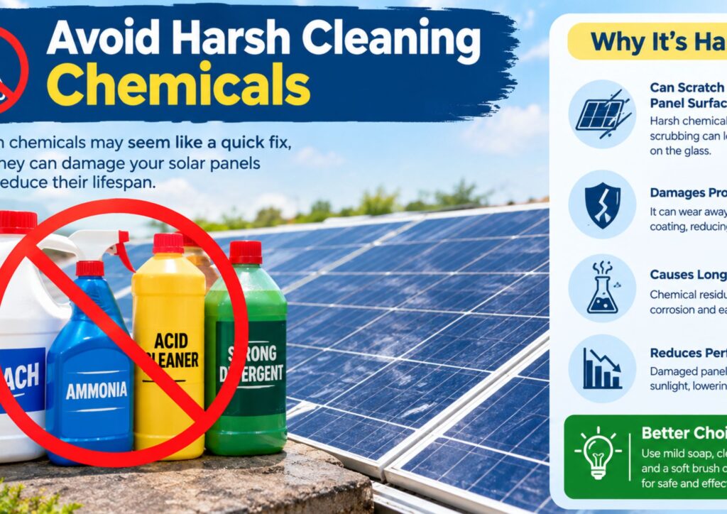Avoid Harsh Cleaning Chemicals