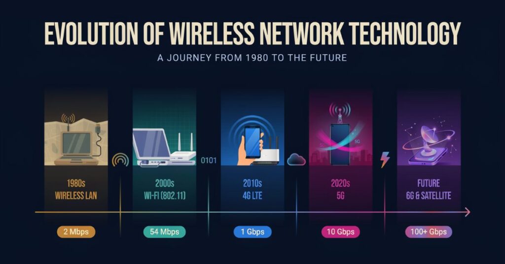 Evolution of Wireless Network Technology