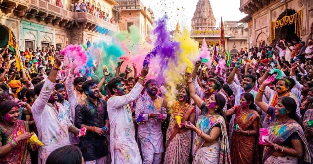 holi festival of colours-india