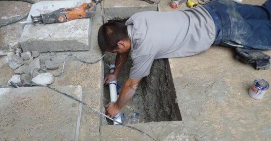 Slab Leak Detection and Repair
